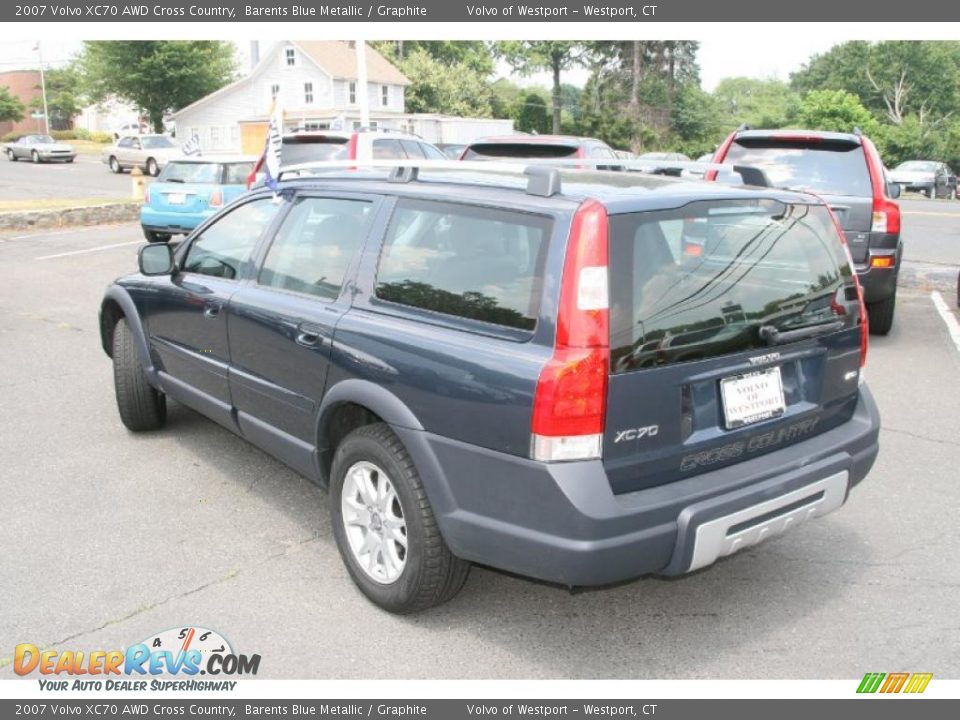2007 Volvo XC70 AWD Cross Country Barents Blue Metallic / Graphite Photo #6