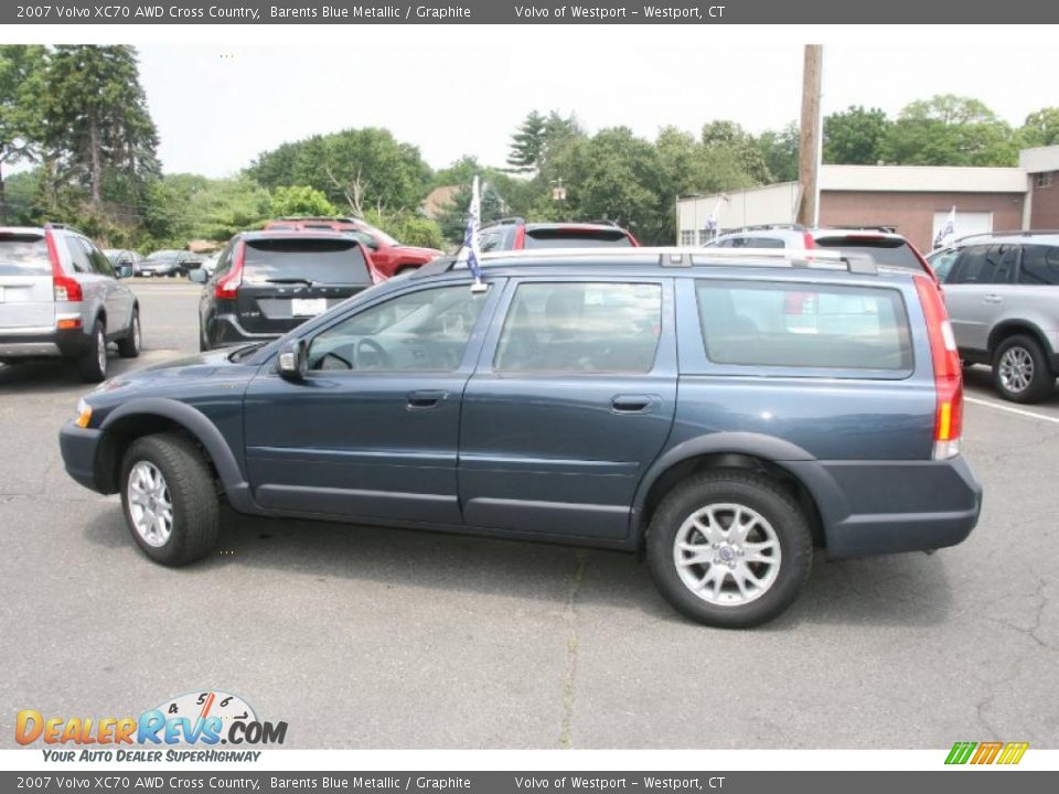 2007 Volvo XC70 AWD Cross Country Barents Blue Metallic / Graphite Photo #7