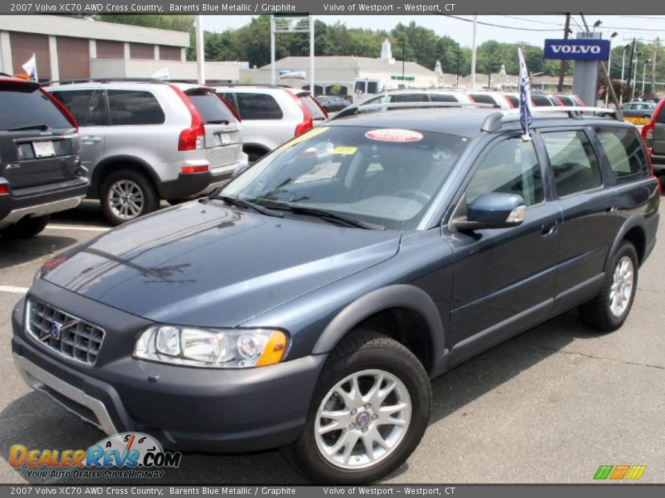 2007 Volvo XC70 AWD Cross Country Barents Blue Metallic / Graphite Photo #8