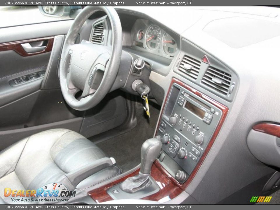 2007 Volvo XC70 AWD Cross Country Barents Blue Metallic / Graphite Photo #10
