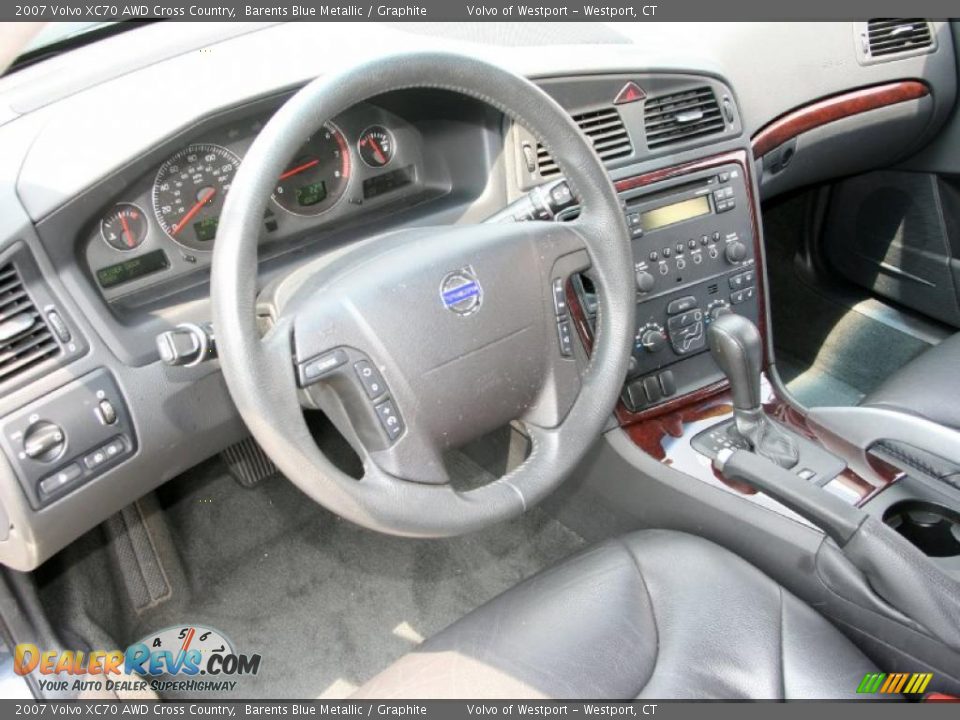 2007 Volvo XC70 AWD Cross Country Barents Blue Metallic / Graphite Photo #11