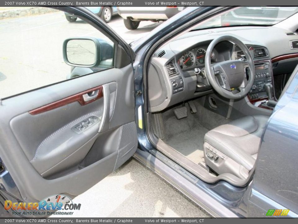 2007 Volvo XC70 AWD Cross Country Barents Blue Metallic / Graphite Photo #12