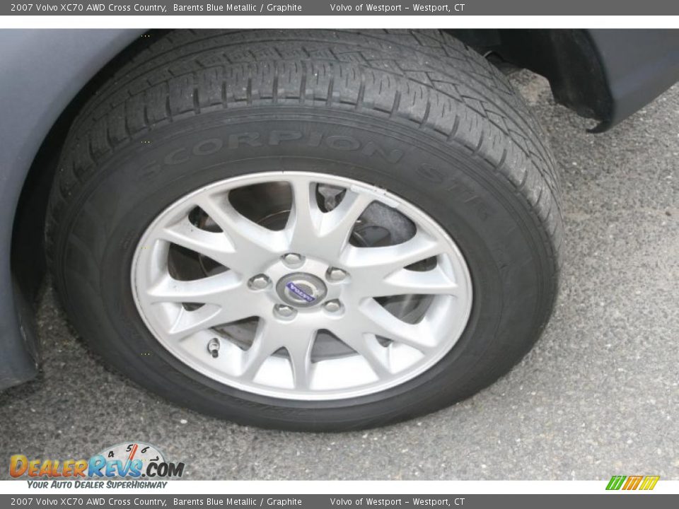 2007 Volvo XC70 AWD Cross Country Barents Blue Metallic / Graphite Photo #16
