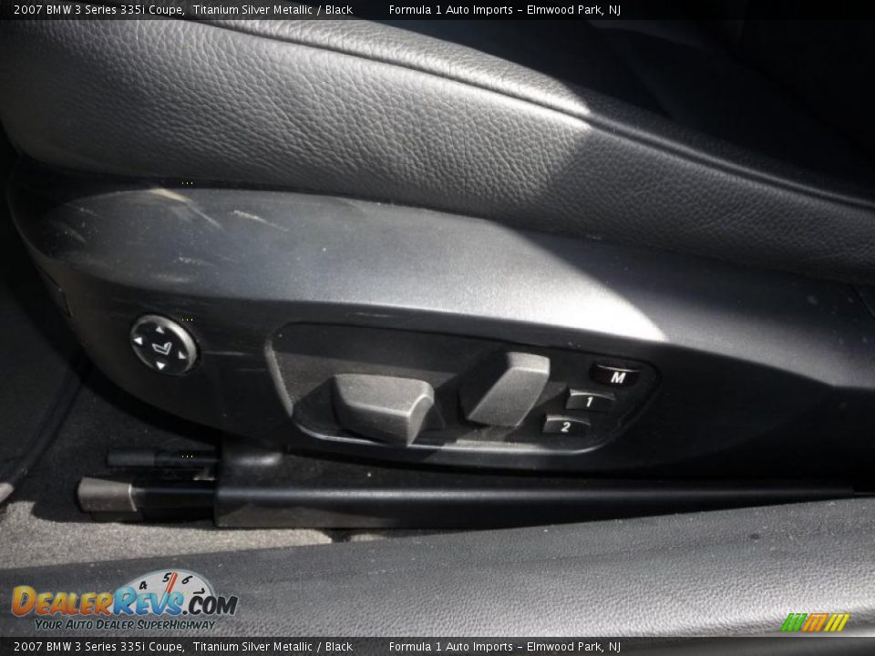 2007 BMW 3 Series 335i Coupe Titanium Silver Metallic / Black Photo #18