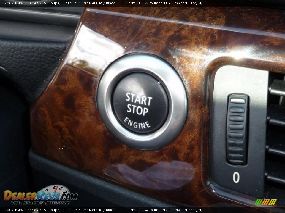 2007 BMW 3 Series 335i Coupe Titanium Silver Metallic / Black Photo #27
