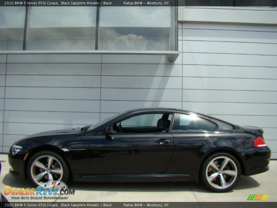 2010 BMW 6 Series 650i Coupe Black Sapphire Metallic / Black Photo #3