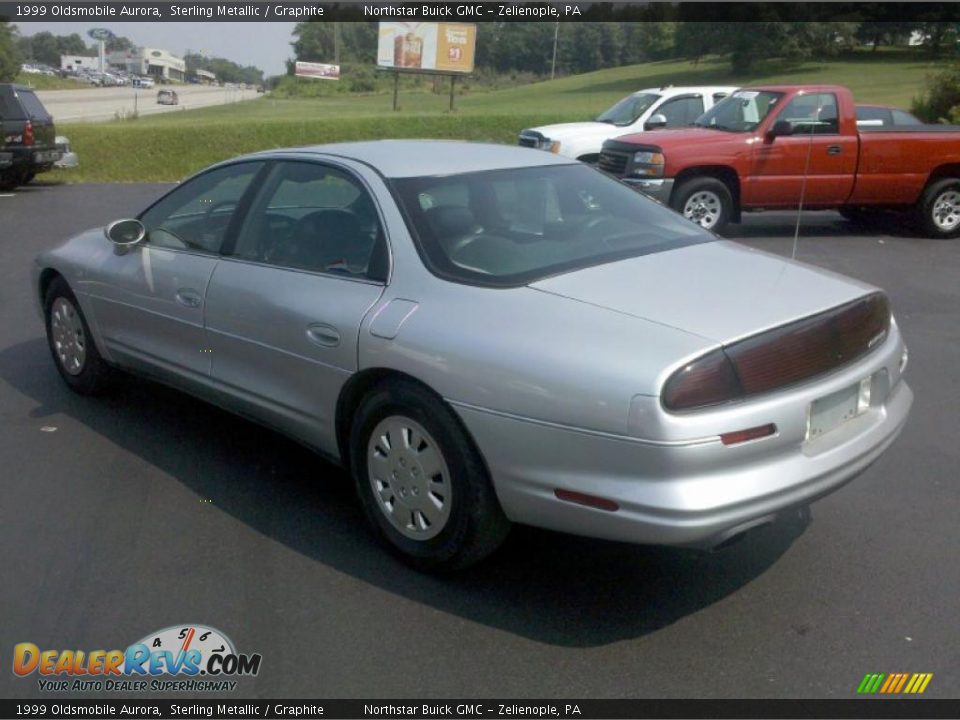 1999 Oldsmobile Aurora Sterling Metallic / Graphite Photo #7