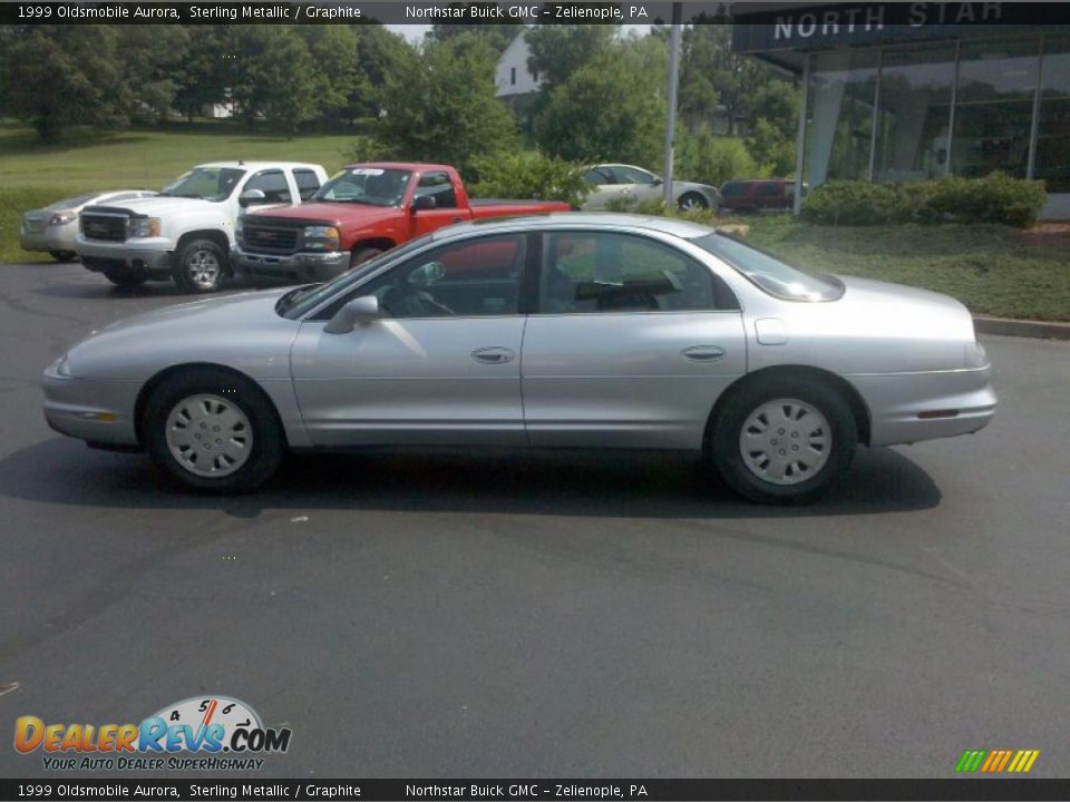 1999 Oldsmobile Aurora Sterling Metallic / Graphite Photo #8