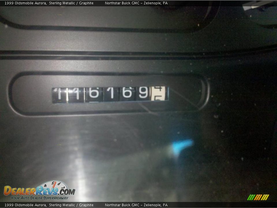 1999 Oldsmobile Aurora Sterling Metallic / Graphite Photo #20