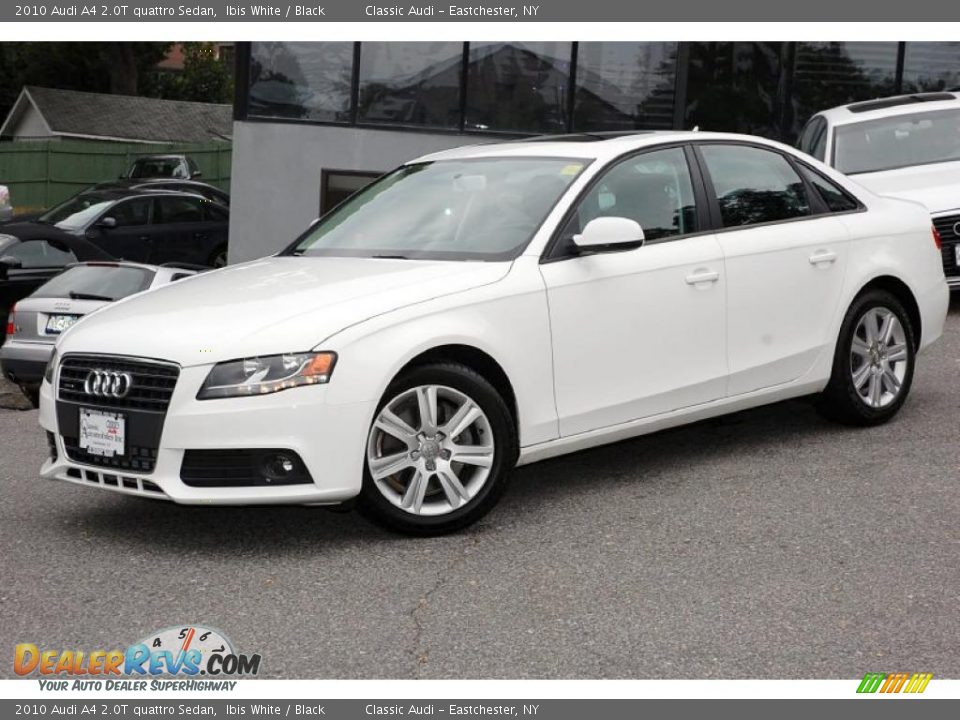 2010 Audi A4 2.0T quattro Sedan Ibis White / Black Photo #2
