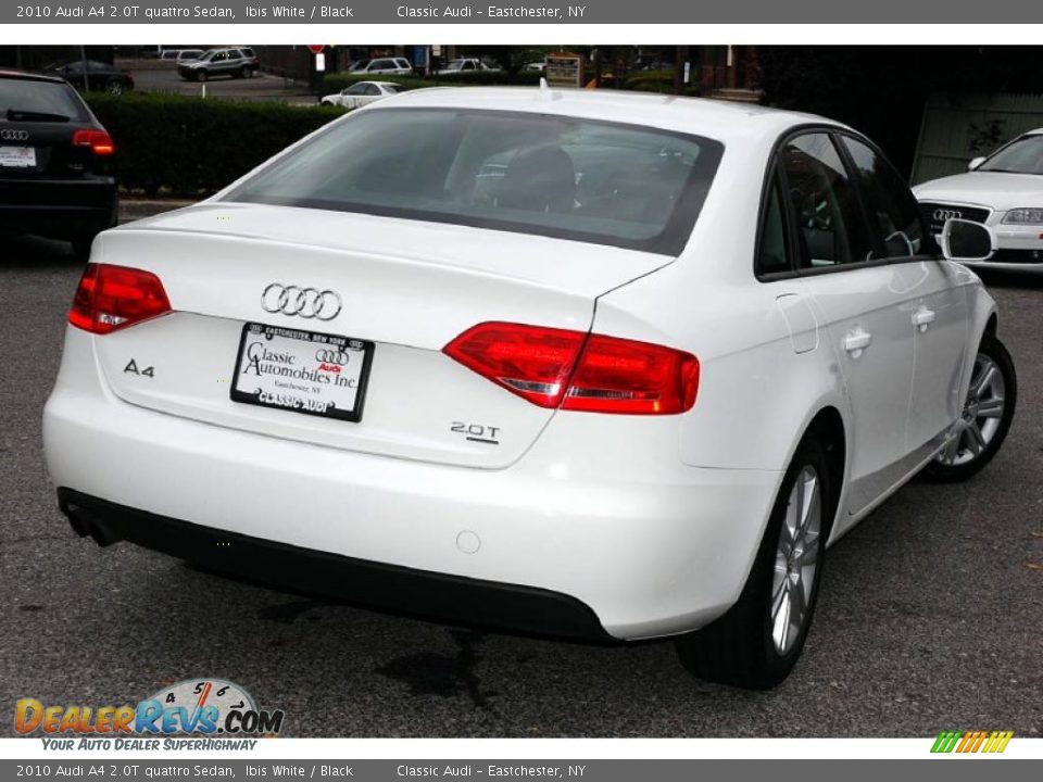 2010 Audi A4 2.0T quattro Sedan Ibis White / Black Photo #4