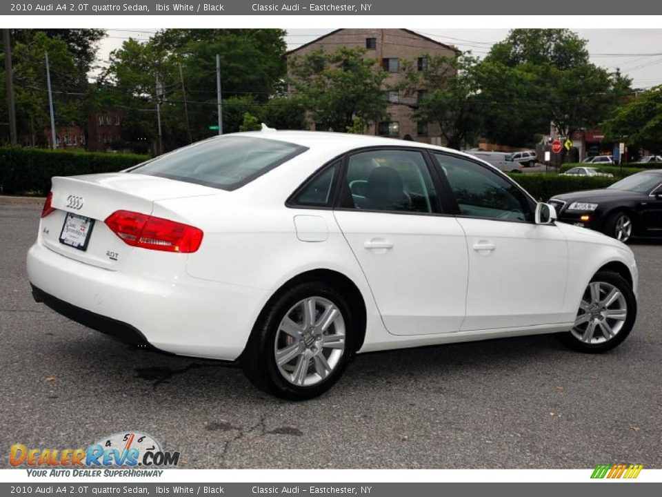 2010 Audi A4 2.0T quattro Sedan Ibis White / Black Photo #5