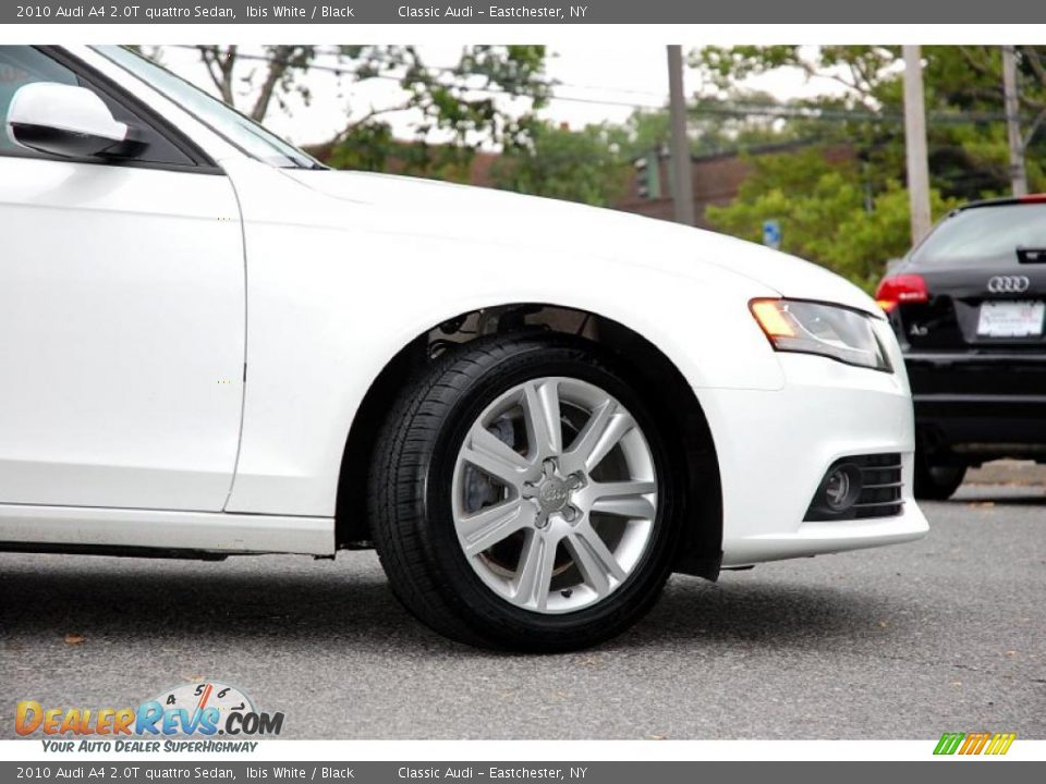 2010 Audi A4 2.0T quattro Sedan Ibis White / Black Photo #9