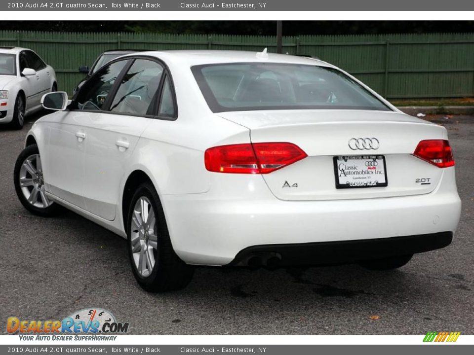 2010 Audi A4 2.0T quattro Sedan Ibis White / Black Photo #10