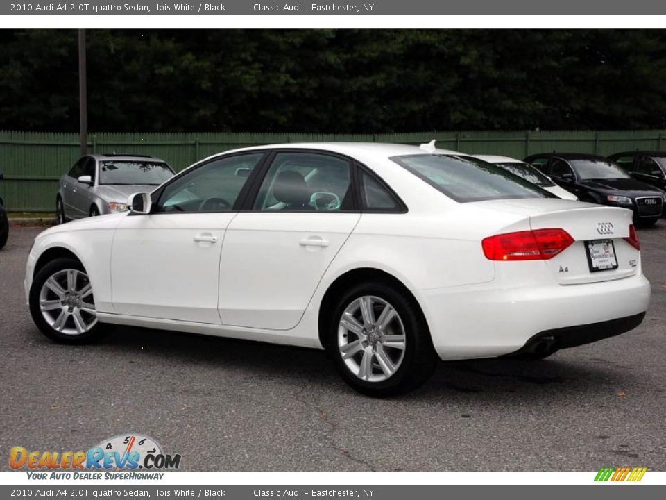 2010 Audi A4 2.0T quattro Sedan Ibis White / Black Photo #11