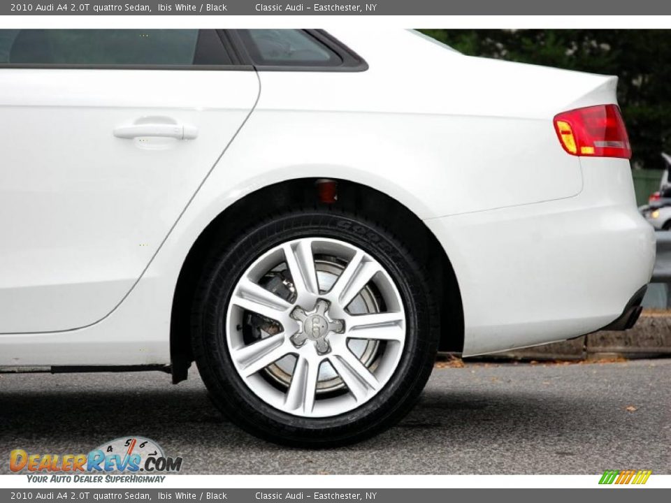 2010 Audi A4 2.0T quattro Sedan Ibis White / Black Photo #12