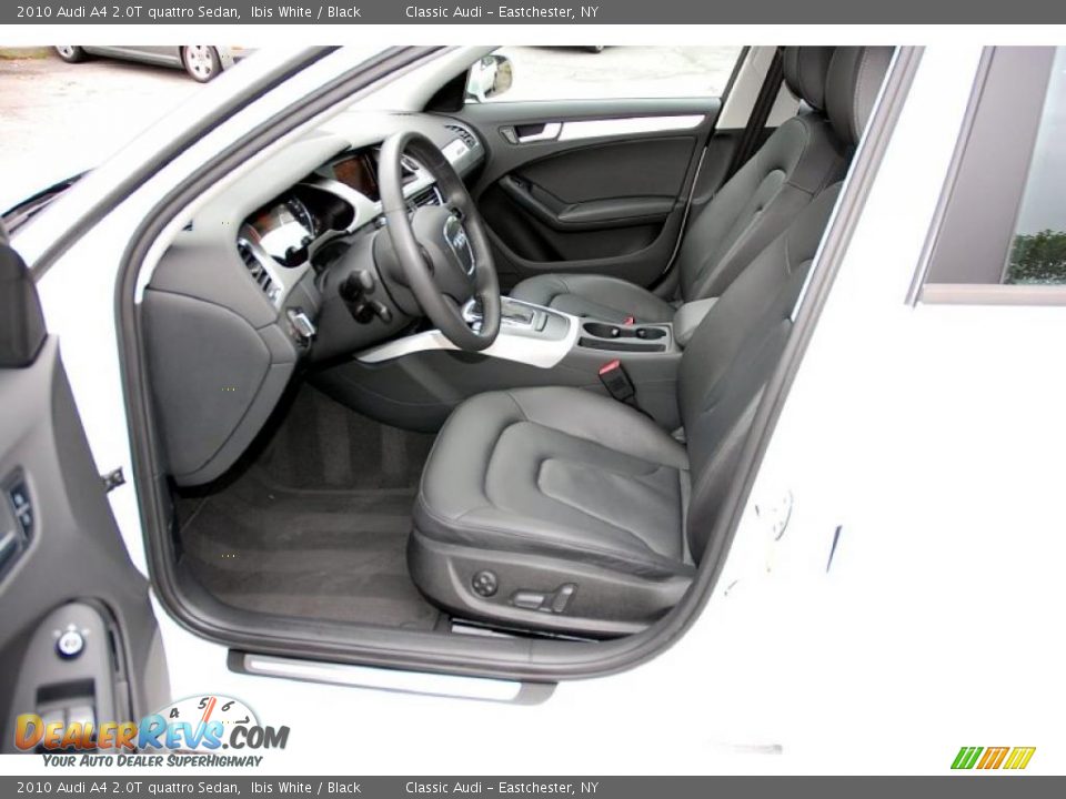 2010 Audi A4 2.0T quattro Sedan Ibis White / Black Photo #13