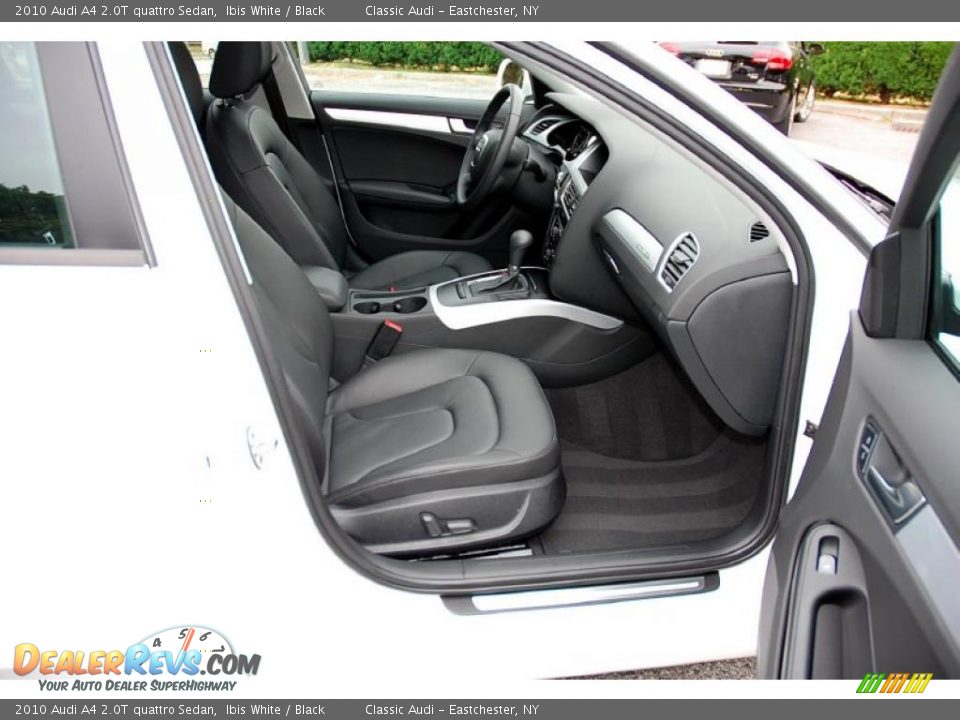 2010 Audi A4 2.0T quattro Sedan Ibis White / Black Photo #22