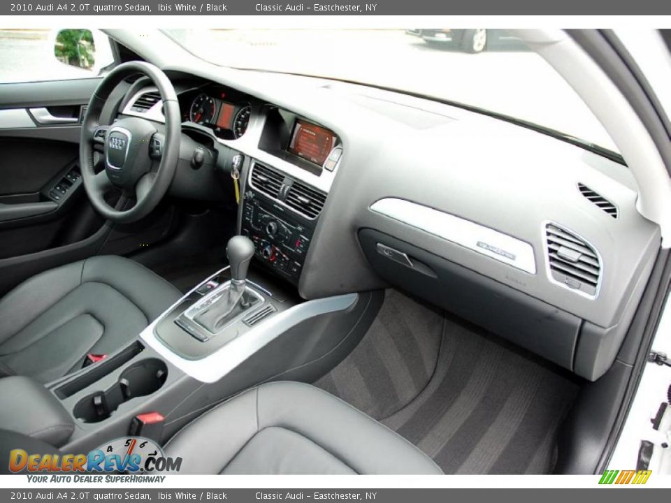 2010 Audi A4 2.0T quattro Sedan Ibis White / Black Photo #23
