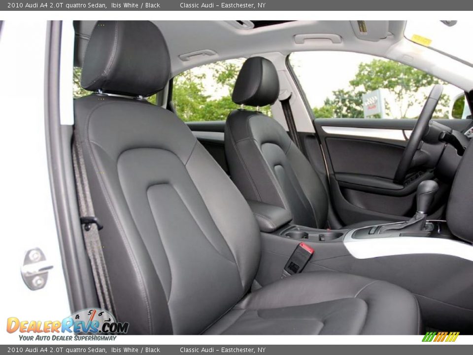 2010 Audi A4 2.0T quattro Sedan Ibis White / Black Photo #24
