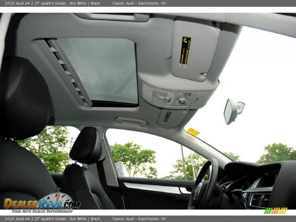 2010 Audi A4 2.0T quattro Sedan Ibis White / Black Photo #25