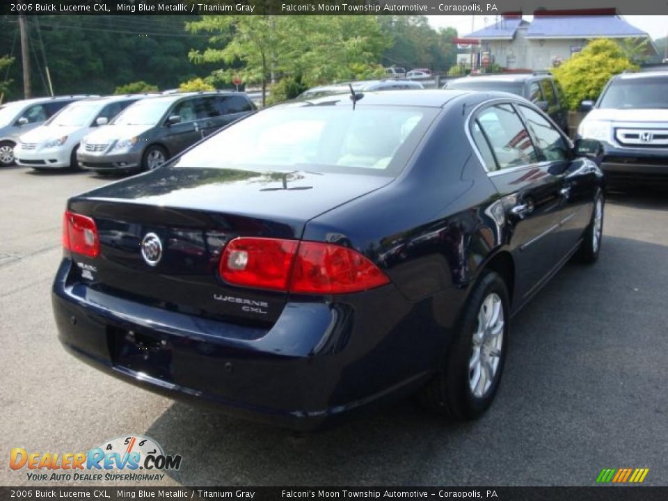 2006 Buick Lucerne CXL Ming Blue Metallic / Titanium Gray Photo #4
