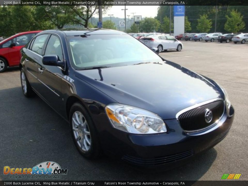 2006 Buick Lucerne CXL Ming Blue Metallic / Titanium Gray Photo #5