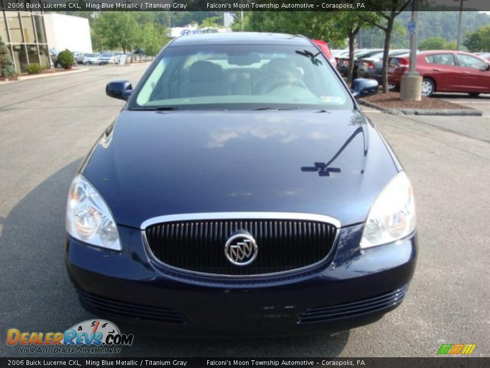 2006 Buick Lucerne CXL Ming Blue Metallic / Titanium Gray Photo #6