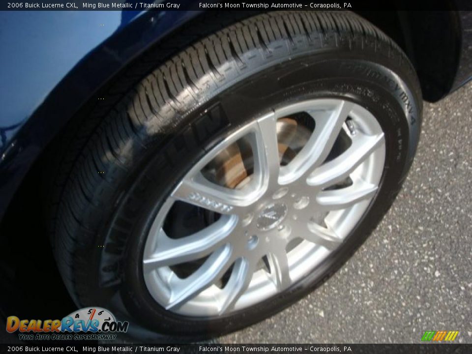 2006 Buick Lucerne CXL Ming Blue Metallic / Titanium Gray Photo #7
