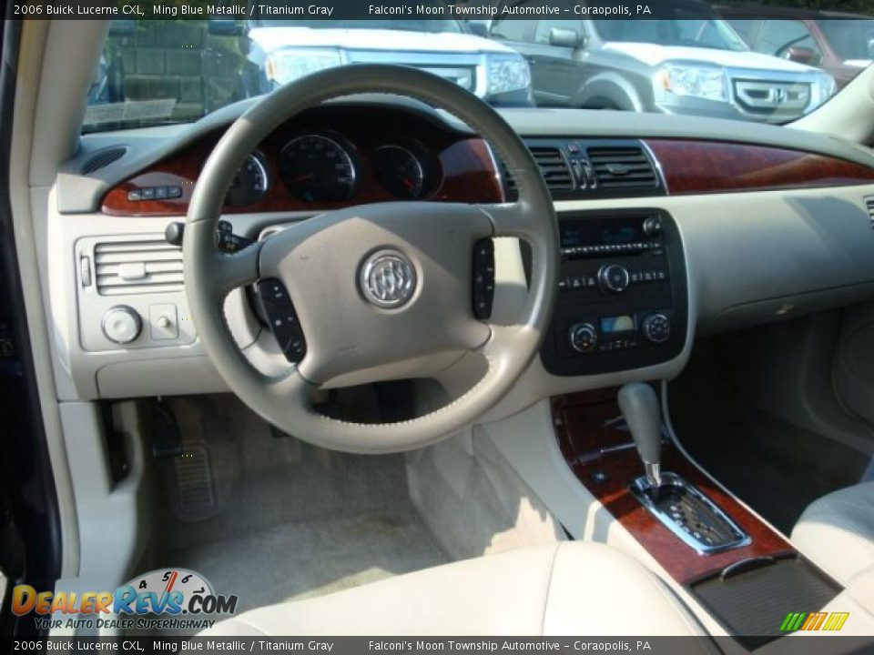 2006 Buick Lucerne CXL Ming Blue Metallic / Titanium Gray Photo #10