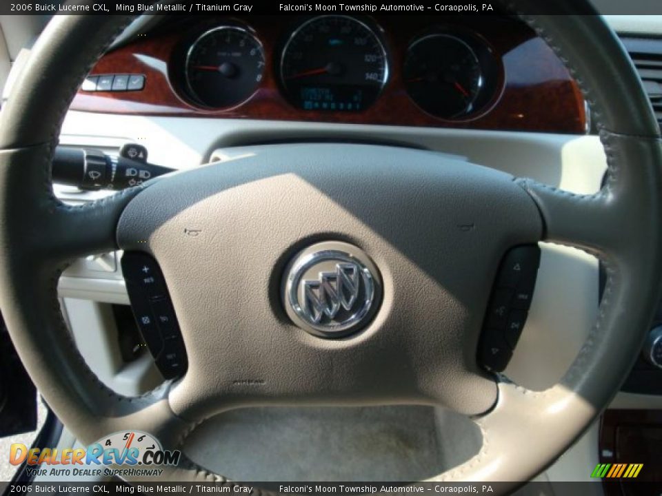 2006 Buick Lucerne CXL Ming Blue Metallic / Titanium Gray Photo #12