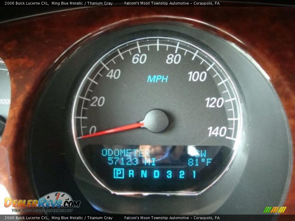 2006 Buick Lucerne CXL Ming Blue Metallic / Titanium Gray Photo #15