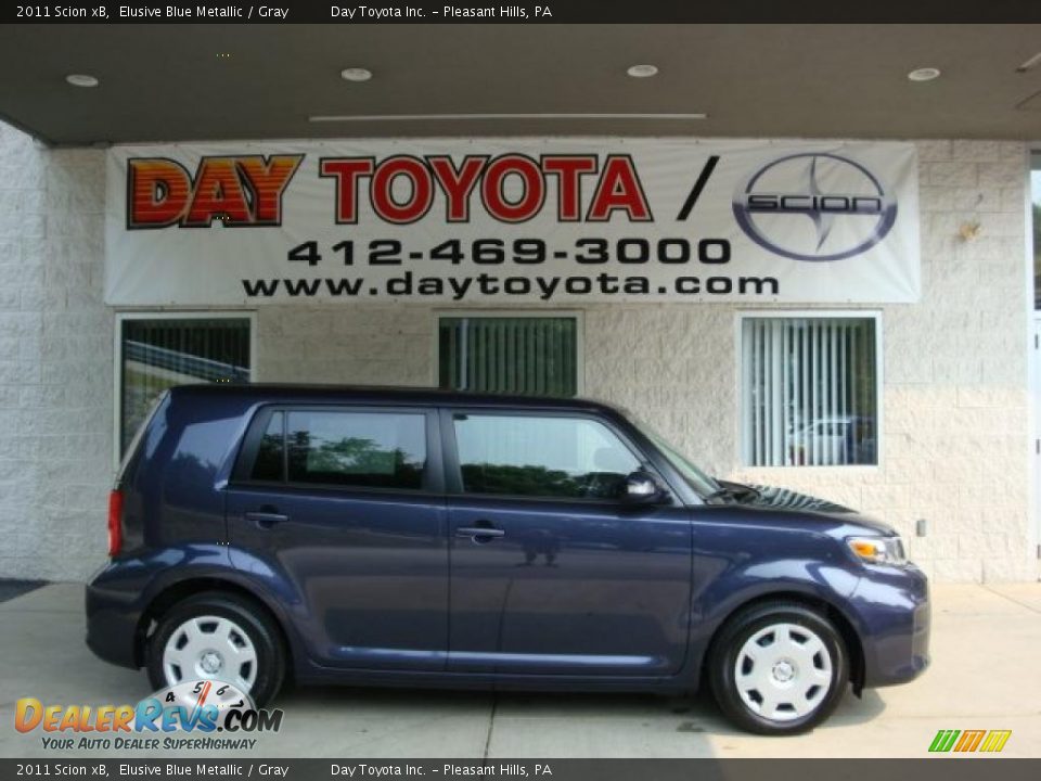 2011 Scion xB Elusive Blue Metallic / Gray Photo #1