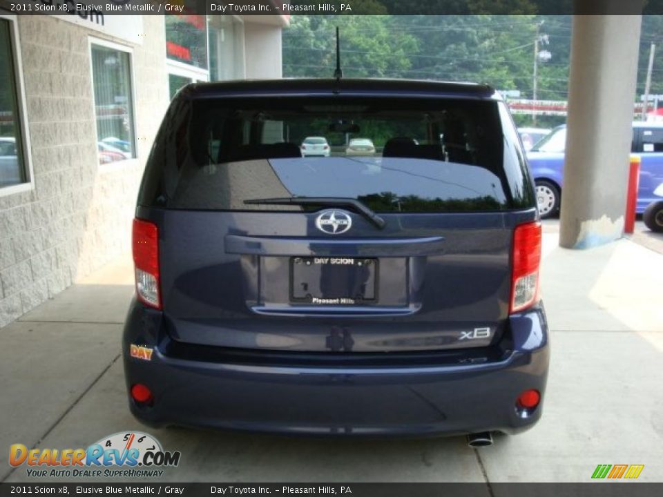 2011 Scion xB Elusive Blue Metallic / Gray Photo #3