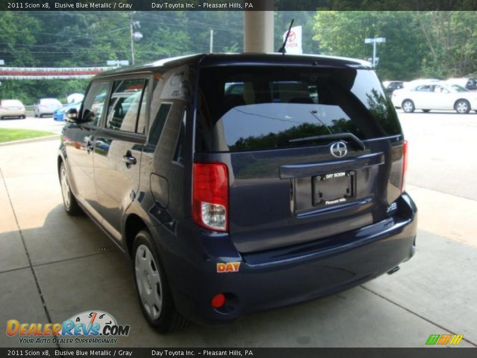 2011 Scion xB Elusive Blue Metallic / Gray Photo #4