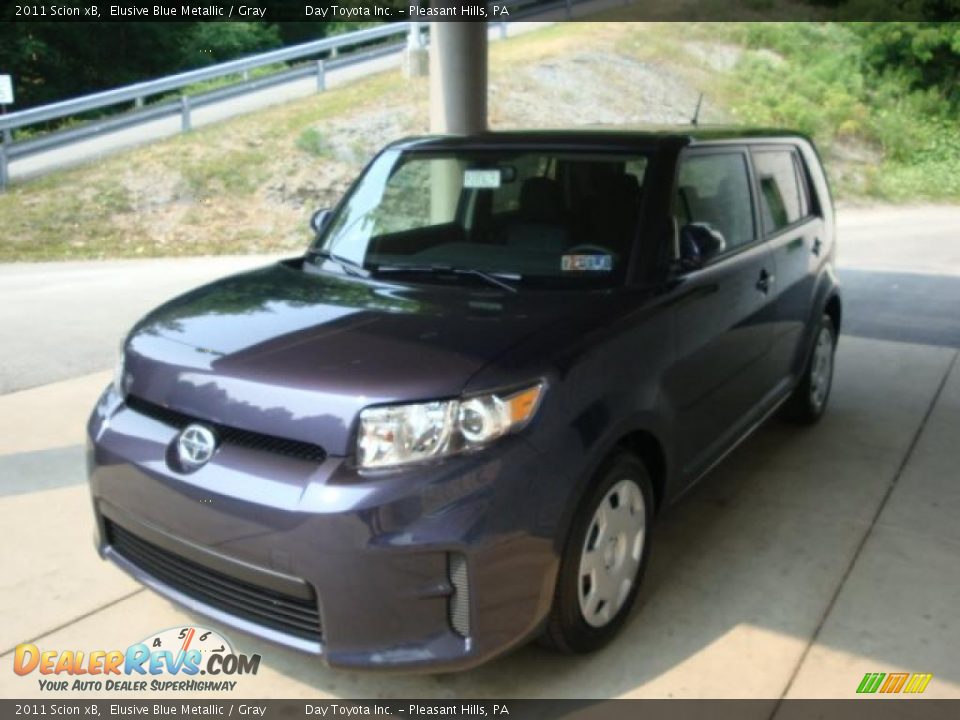 2011 Scion xB Elusive Blue Metallic / Gray Photo #5