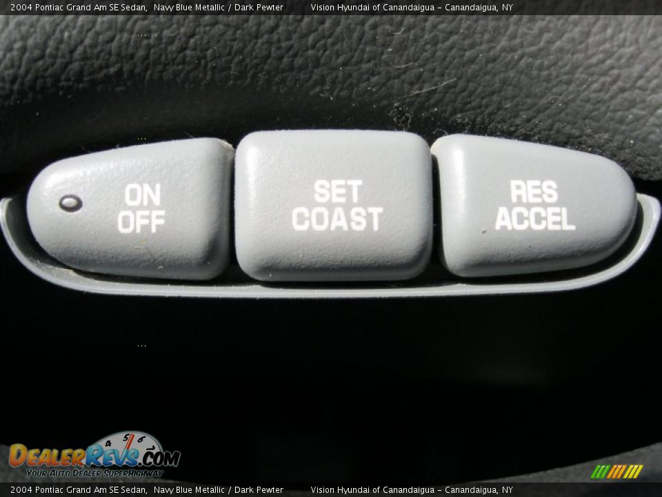 2004 Pontiac Grand Am SE Sedan Navy Blue Metallic / Dark Pewter Photo #23