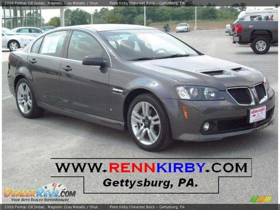 2009 Pontiac G8 Sedan Magnetic Gray Metallic / Onyx Photo #1