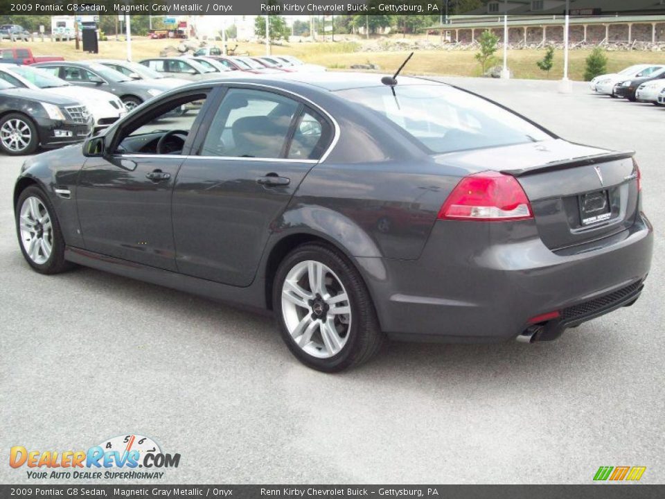 2009 Pontiac G8 Sedan Magnetic Gray Metallic / Onyx Photo #2