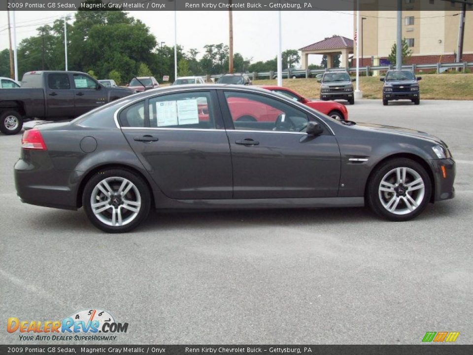 2009 Pontiac G8 Sedan Magnetic Gray Metallic / Onyx Photo #3