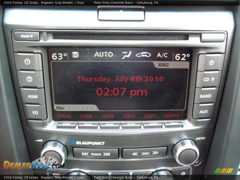 2009 Pontiac G8 Sedan Magnetic Gray Metallic / Onyx Photo #8
