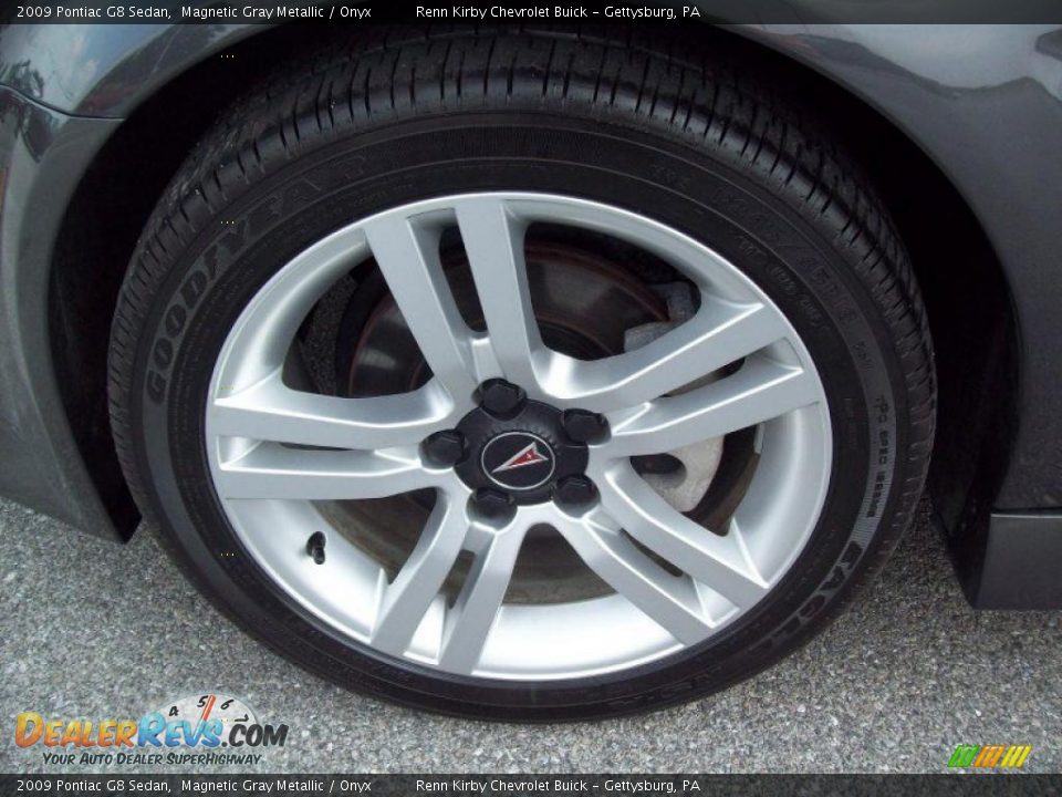 2009 Pontiac G8 Sedan Magnetic Gray Metallic / Onyx Photo #10
