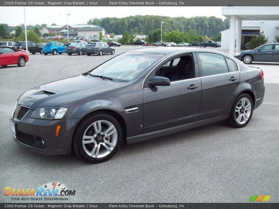 2009 Pontiac G8 Sedan Magnetic Gray Metallic / Onyx Photo #11