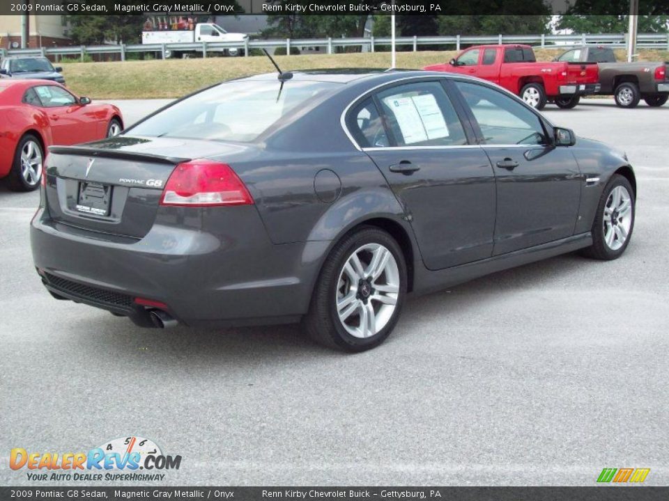 2009 Pontiac G8 Sedan Magnetic Gray Metallic / Onyx Photo #12