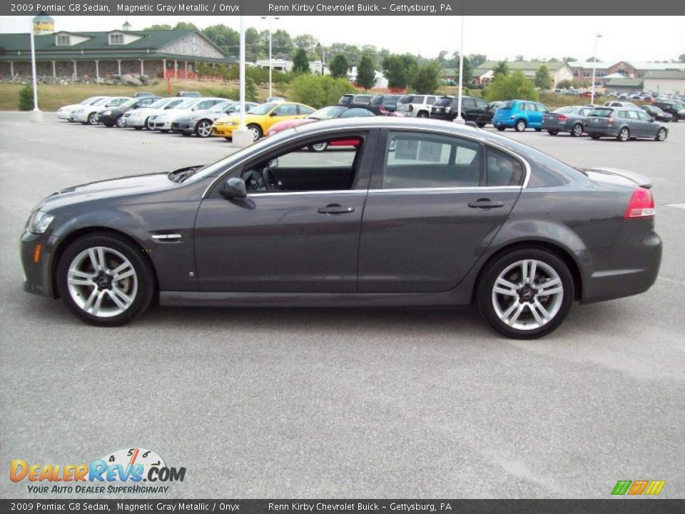 2009 Pontiac G8 Sedan Magnetic Gray Metallic / Onyx Photo #13