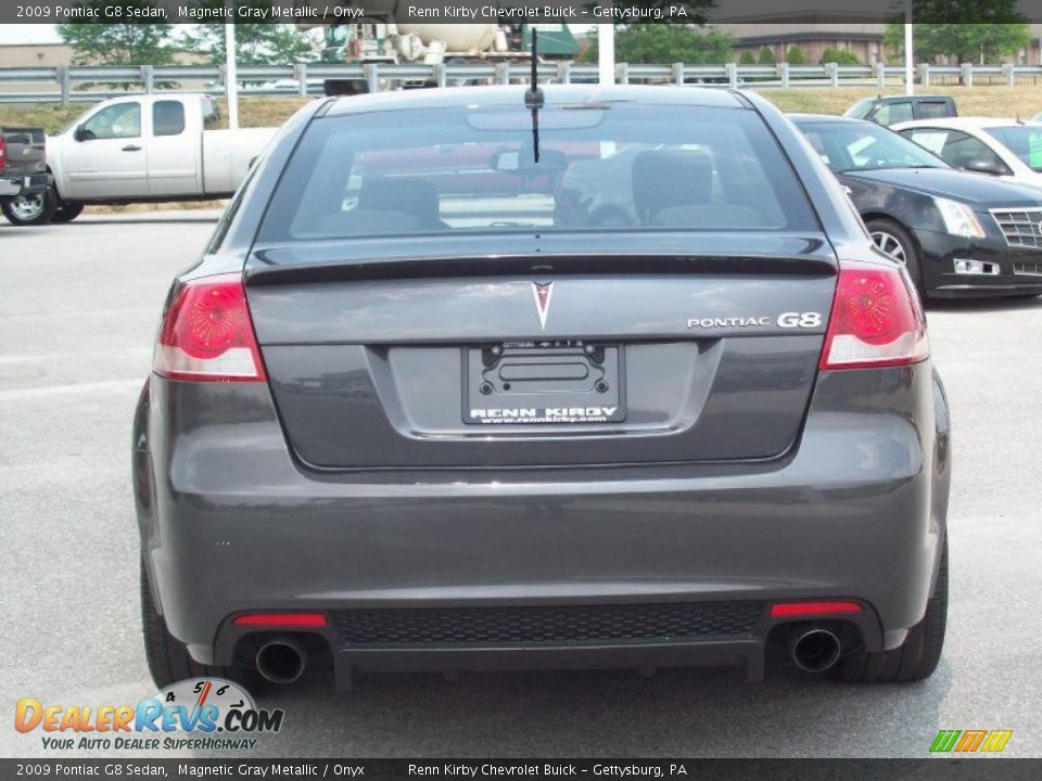 2009 Pontiac G8 Sedan Magnetic Gray Metallic / Onyx Photo #14