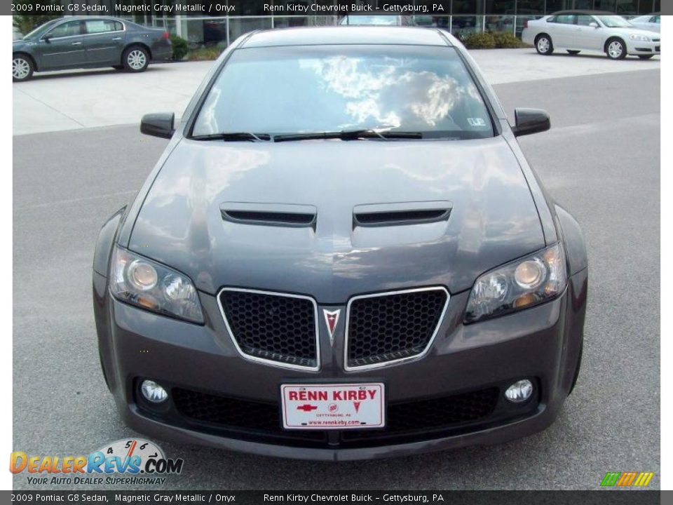 2009 Pontiac G8 Sedan Magnetic Gray Metallic / Onyx Photo #15