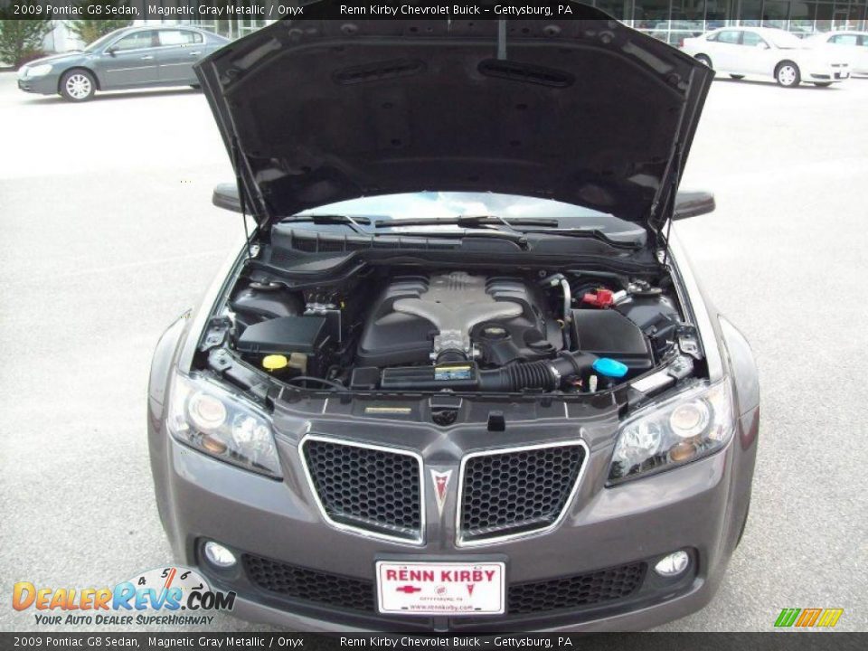 2009 Pontiac G8 Sedan Magnetic Gray Metallic / Onyx Photo #16