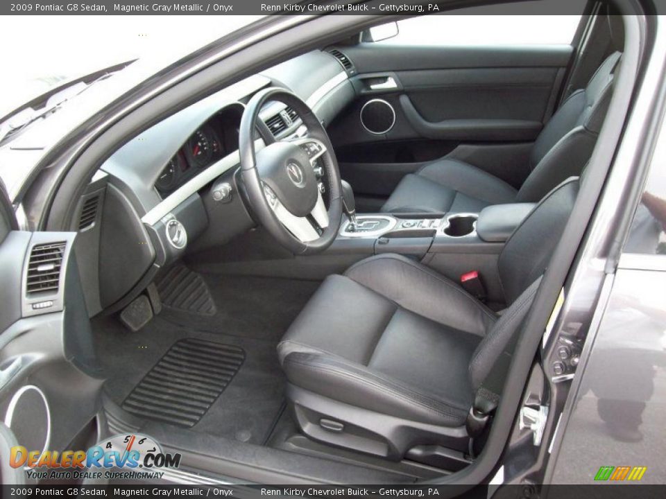 2009 Pontiac G8 Sedan Magnetic Gray Metallic / Onyx Photo #17