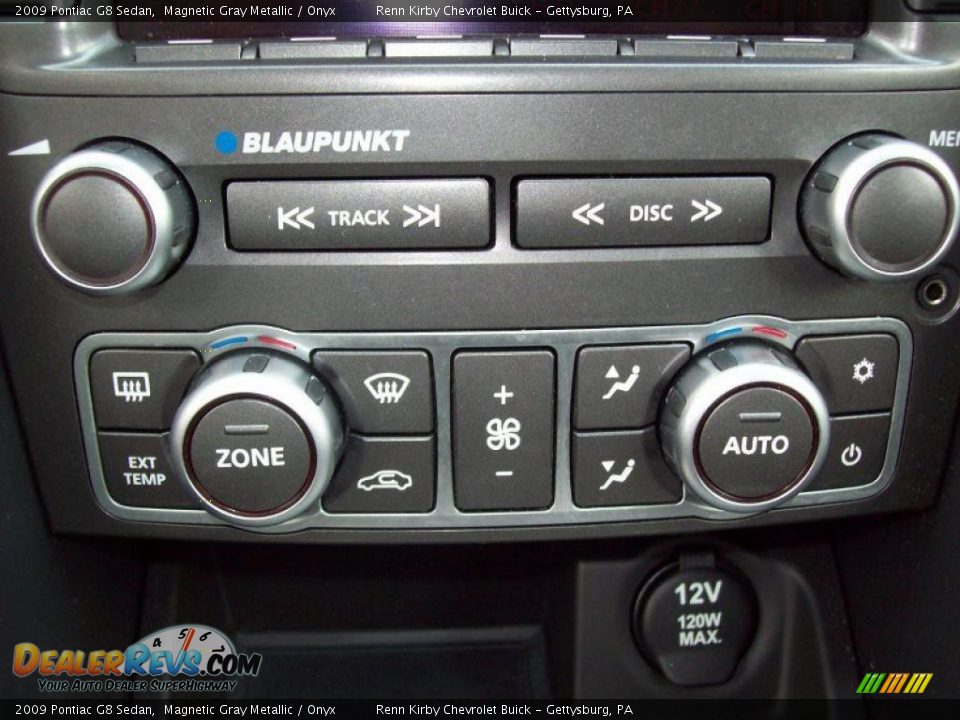 2009 Pontiac G8 Sedan Magnetic Gray Metallic / Onyx Photo #22